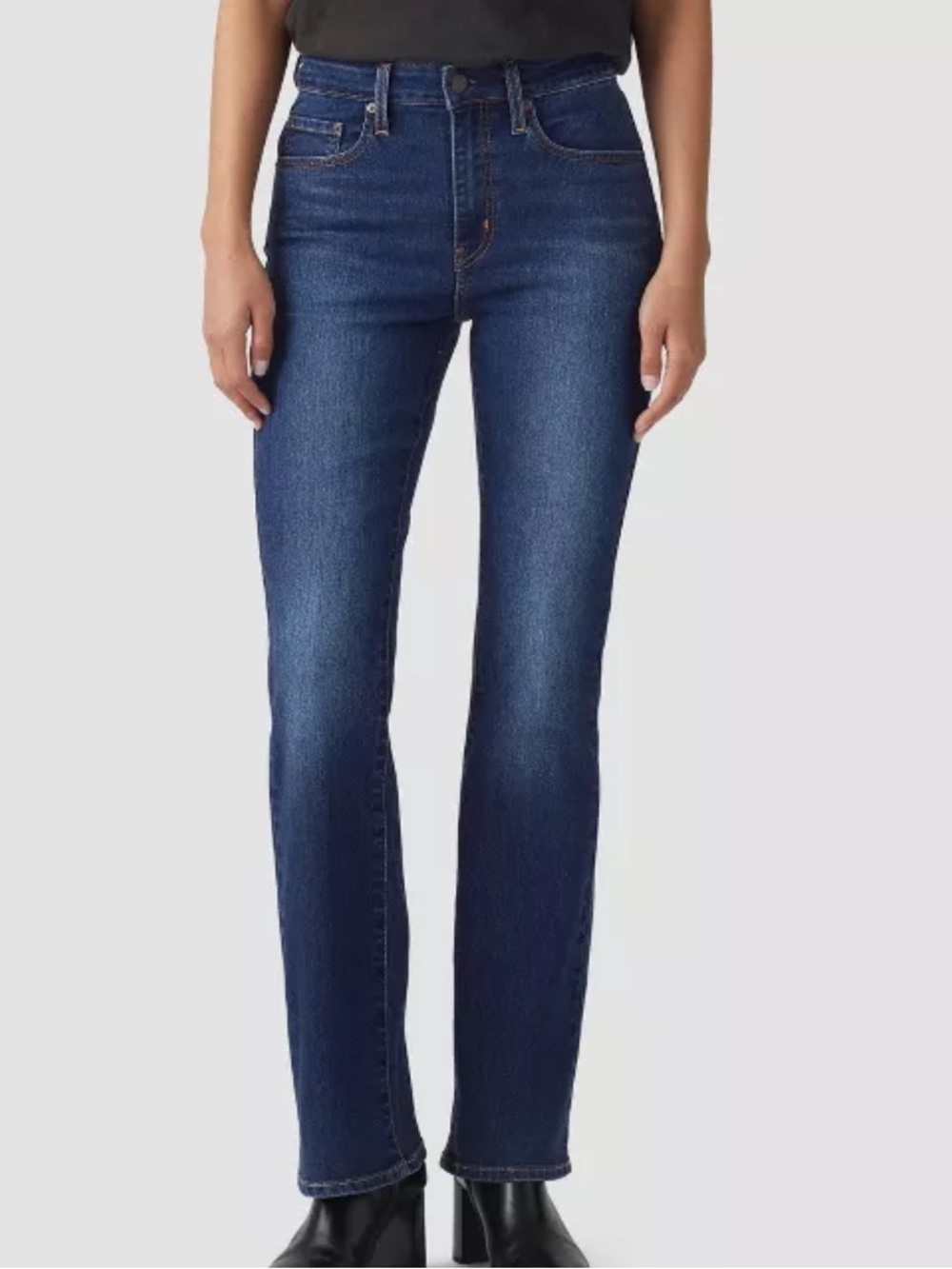 The Levi's Women's 725 High Rise Bootcut Jeans Dark Blue